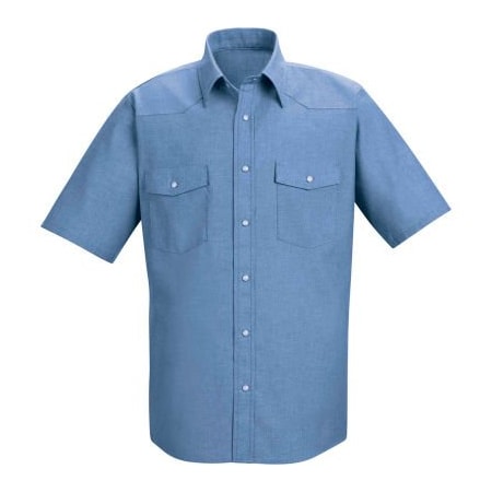 Vf Imagewear Red Kap Men's Short Sleeve Deluxe Western Style Shirt 4XL SC24-SC24LBSS4XL SC24LBSS4XL